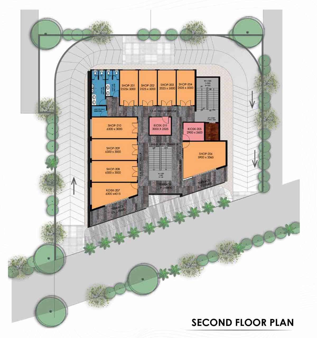 JMS Pride Avenue Second Floor Plan