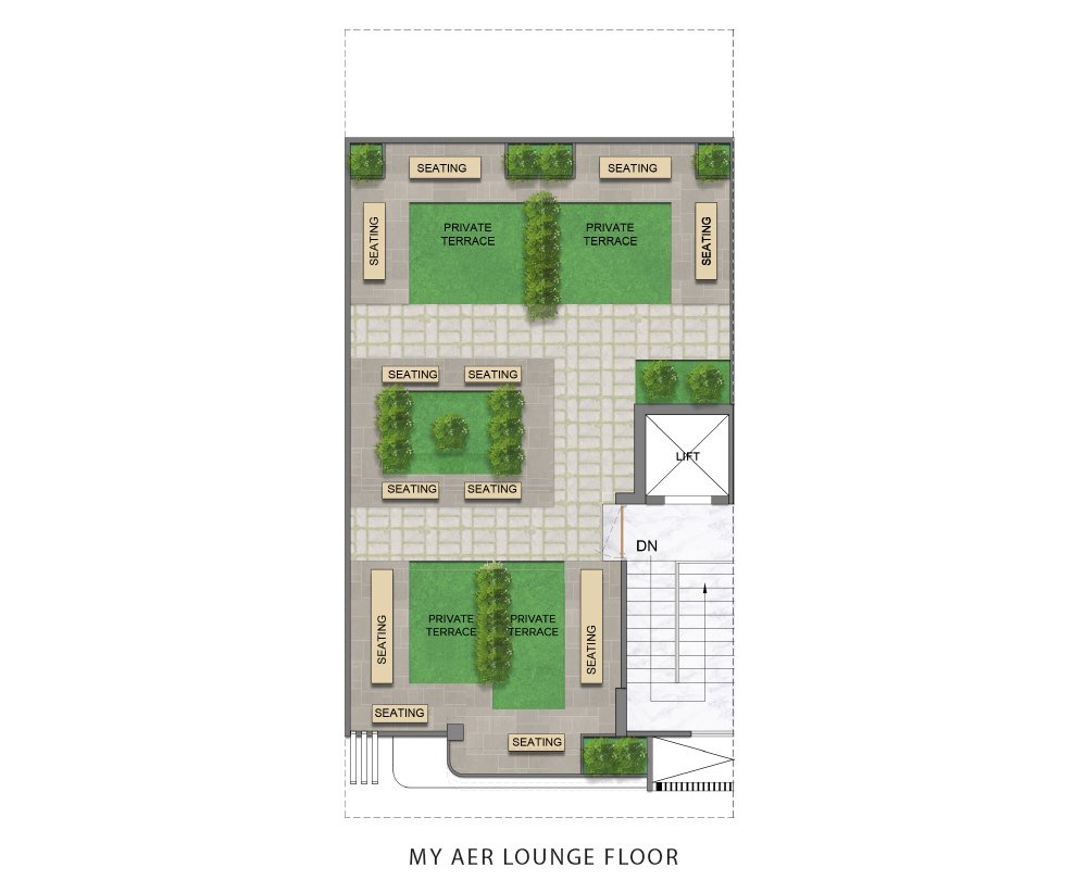 M3M Antalya Hills 2.5 Bhk My Aer Zone Floor Plan