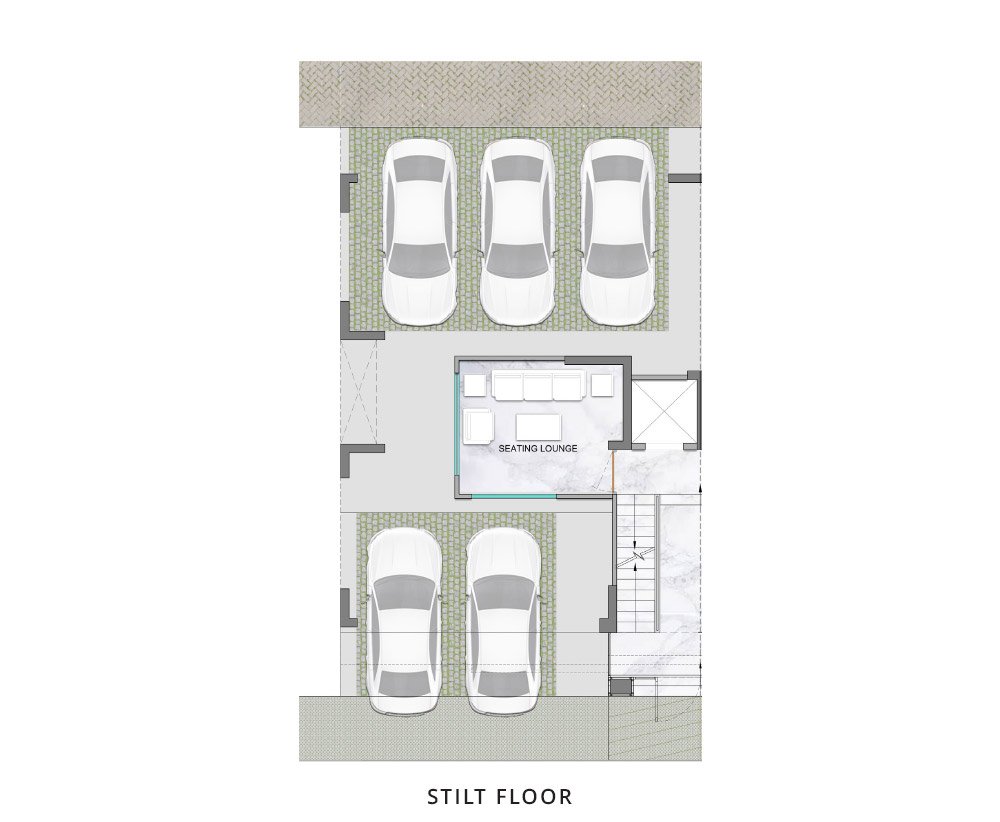 M3M Antalya Hills 2.5 Bhk Stilt Floor Plan